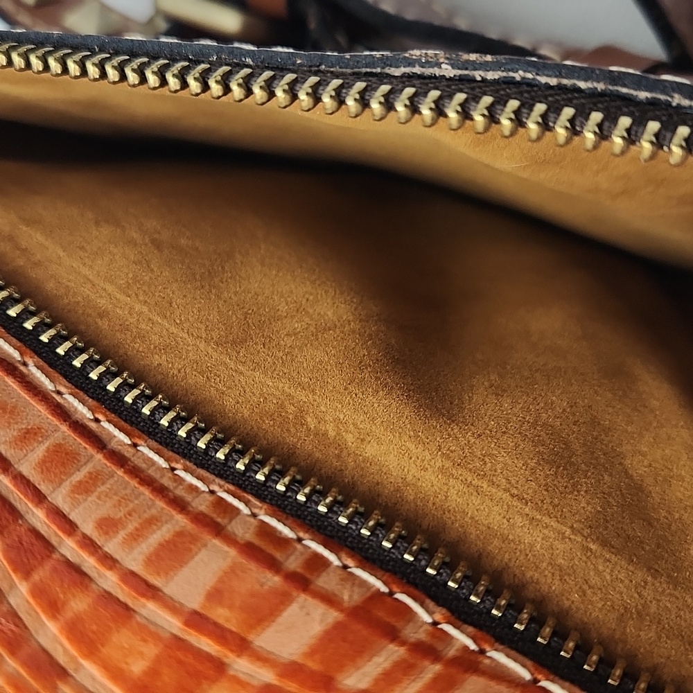 Patricia Nash Wavy Striped Hermosa Square Flap Small Crossbody P16964 - Picture 7 of 16